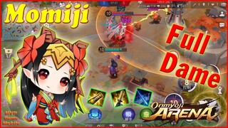 🌸Onmyoji Arena: Momiji Leo Rank Trung Quốc Troll Lên Full Dame Gánh Team - Gank Toàn Bản Đồ