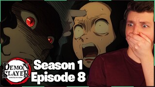 MUZAN IS INSANE... | Demon Slayer REACTION Episode 8 (The Smell of Enchanting Blood)