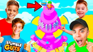 Construimos la TORRE MÁS ALTA de STUMBLE GUYS… 😱