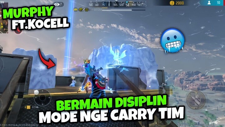 BELAJAR GAMEPLAY DISIPLIN ! MODE NGE CARRY TIM !! - GARENA FREE FIRE