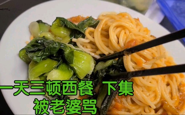一天三顿西餐下集 老婆骂嫌弃我 婆婆挺我
