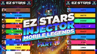 EZ STARS INJECTOR PART 19 | MOBILE LEGENDS | TAGALOG TUTORIAL