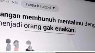 sadar kebiasaan belum tentu baik tapi kebaikan perlu dibiasakan