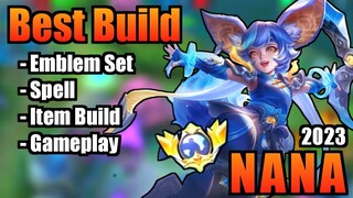 NANA BEST BUILD 2023 | TOP 1 GLOBAL NANA BUILD | NANA - MOBILE LEGENDS | MLBB | PART 3