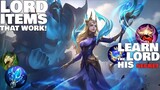 LORD'S ITEMS THAT WORK! // EPIC SKIN GIVEAWAY // Mobile Legends