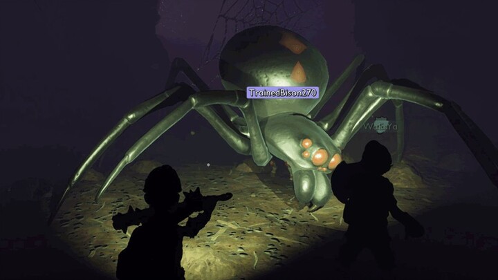 We encountered spiders bigger than humans! Terrifying!