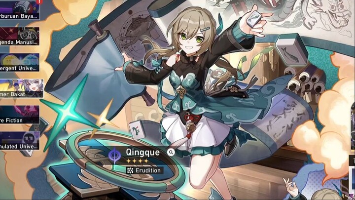 Pamer Bakat: Qingque Erudition | Honkai Star Rail
