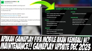 📌GAMEPLAY FIFA MOBILE IS BACK?! PEMBAHARUAN GAME! BAHAS TUNTAS UPDATE GAMEPLAY EA SPORT FC 24 MOBILE