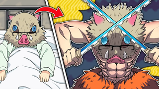 ฉันวิวัฒนาการเป็น Inosuke ใน Demon Slayer
