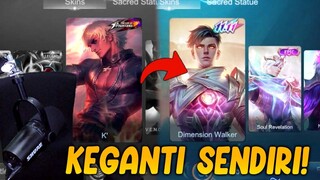 Pertama Kali Kejadian Horror Lagi Streaming, Skin Gw Keganti Sendiri!! - Mobile Legends