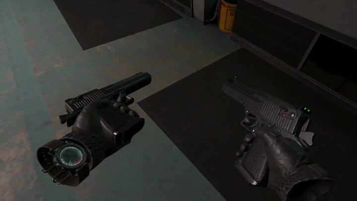 Penggantian peluru double gun terkeran di Pavlov VR