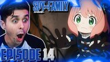 "ANYA MUST BE THE HERO" SPY x FAMILY Episode 14 REACTION!