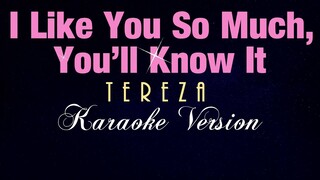 I LIKE YOU SO MUCH, YOU'LL KNOW IT - Tereza [KARAOKE VERSION] (我多喜欢你，你会知道) - OST A Love So Beautiful