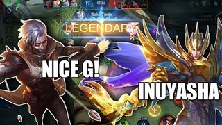 MY GRANGER PLAYING WITH INUYASHA (ZILONG) IN JUST 9MINS BATTLE | NO RECALL | MOBILE LEGENDS