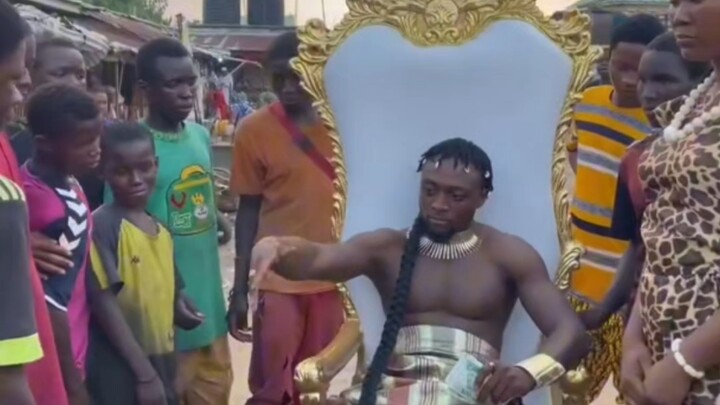 Nigerian Prince Roams His Territory Like a Majestic Lion