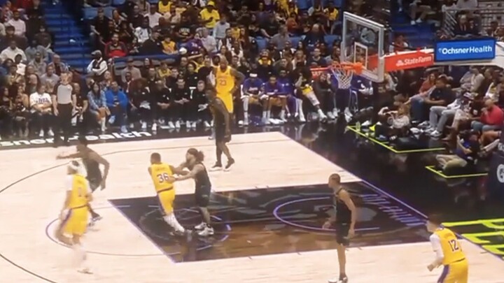 LeBron James highlights dunk #lebronjames