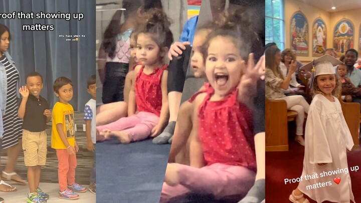 التغيرات التي تحدث للأطفال عند رؤية والديهم في المناسبات المهمة الخاصة بهم