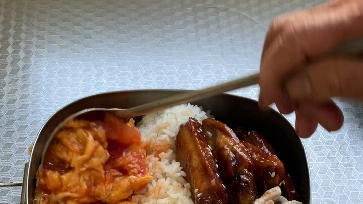 Work lunch for my granddaughter