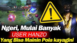 MENGERIKAN USER HANZO MODEL GINI - Arah ULTI nya Bikin Rusak Formasi Lawan - Mobile Legends