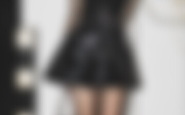 This girl is so dark-skinned!