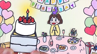 【定格动画】 今天有人过生日吗？ 一起来办个生日派对吧~| SelfAcoustic