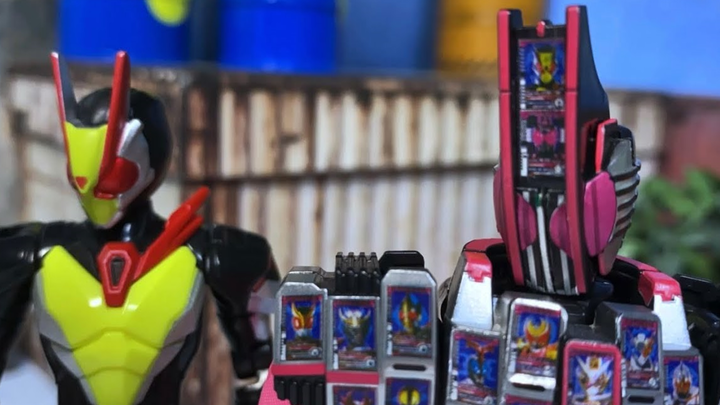 【Animasi gerakan stop】【コマり】仮面ライダーディケイドコンプリートフォーム21 vsアナザーディケイド【Dewa Penguasa 21VS Kavaleri Kekaisara