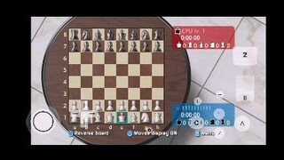 Wii Chess - Wii (P1 White vs CPU Black, Level 1) Dolphin Emulator.