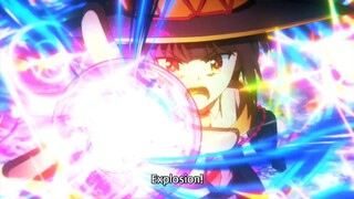 Momen Pertama Kalinya Megumin Memakai Sihir Ledakan(Explosion)