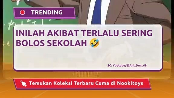 Niatnya bolos biar bebas dari kelas, eh malah kena plot twist