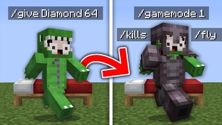 Minecraft Bedwars, Nhưng Bạn Nhận Được Lệnh Hacker Ngẫu Nhiên Khi Tiêu Diệt Noob Team