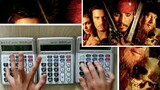 Pirates of the Caribbean 'He's a Pirate' with Three Calculators