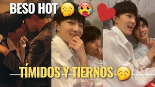 GIMI0 DE VERDAD MIENTRAS SE BESABAN 🥵🔥😱 SU REACCIÓN A LA ESCENA 🤭Cutie pie Series Ep8