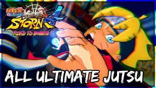 Naruto Shippuden: Ultimate Ninja Storm 4 Road to Boruto - All Ultimate Jutsu [Next Generations DLC]