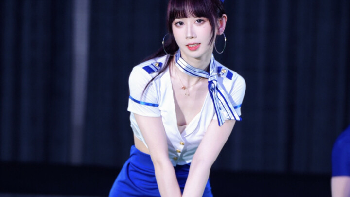 【Trình diễn】Dầu bóng lần đầu mặc, thế nào nhỉ? Phiên bản đồng phục tiếp viên hàng không｜Tóc ngắn - H