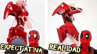 ZERO TWO la Waifu que DEADPOOL amó Stop Motion Review | Zero Two SH figuarts | DibujAme Un