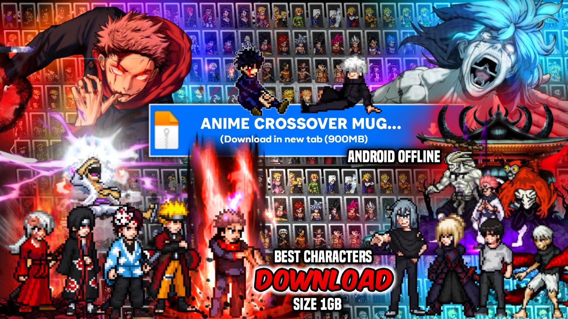 JUMP FORCE MUGEN ANDROID 2022  FULL 200 KARAKTER ANIME SUPER BATTLE STARS [ DOWNLOAD] - BiliBili