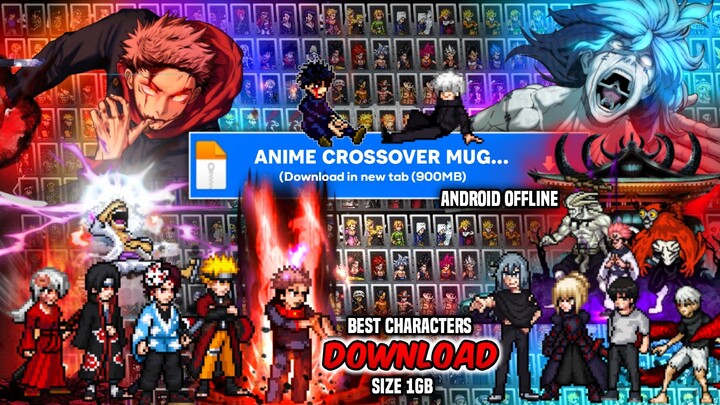 TERBAIK‼️Game Anime CrossOver Mugen Android Tanpa Emulator | Anime Mugen