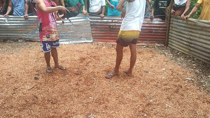 1st fight (talo Ang aming crown head)