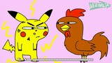Ketika Pikachu melawan ayam