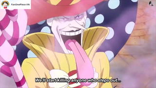 Katakuri hỗ trợ Big Mom phá hủy pháo đài Beges p2 #anime #onepiece #daohaitac