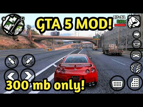 How to download GTA 5 MOD android 300mb only!