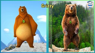 Grizzy and The Lemmings Characters In Real Life