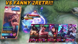 Fanny Diambil Santai Gaming Brother!! Hayabusa Vs Global Fanny JujuSayur Meta 2 Retri!!