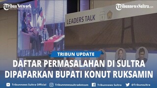 Daftar Permasalahan di Sultra Dipaparkan Bupati Konut Ruksamin Saat Jadi Narasumber Leaders Talk