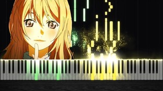 Hikaru Nara - Shigatsu wa Kimi no Uso (Opening 1) [Piano Tutorial] // Rafik el Jar