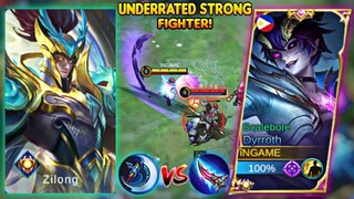 DYRROTH VS ZILONG | 2 UNDERRATED STRONG FIGHTER | GLOBAL DYRROTH BEST BROKEN ONE SHOT BUILD - MLBB