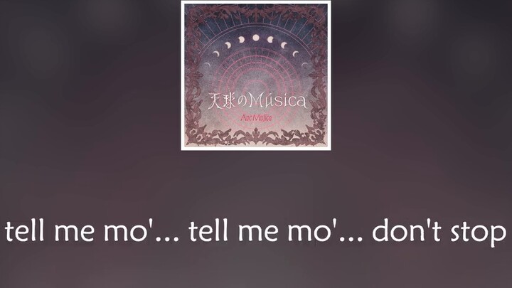 Quickly learn to sing Tianqiu's Music To all the Solomons [Romanization + Kana] Ave Mujica Solomons 