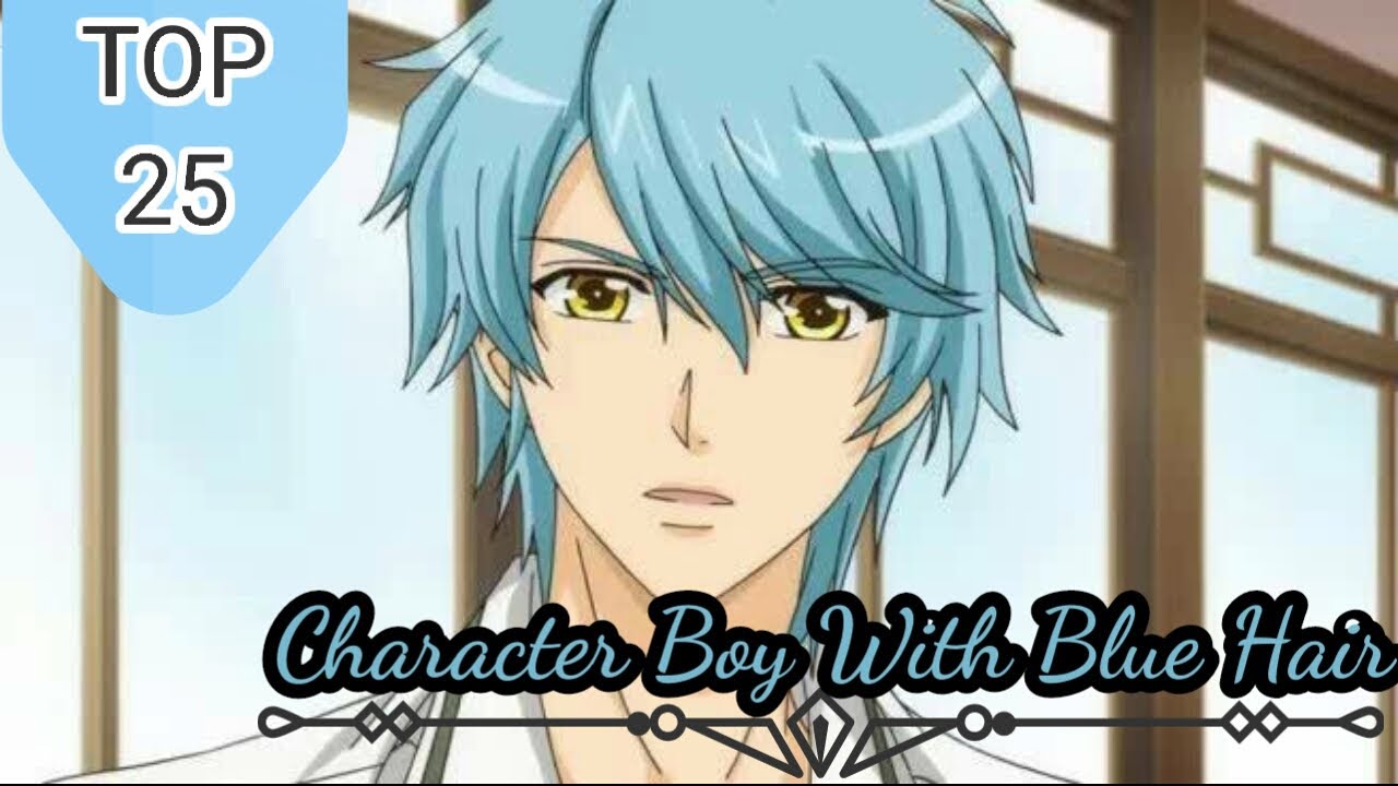 Download Cool Anime Boy Blue Hair And Eyes Wallpaper  Wallpaperscom