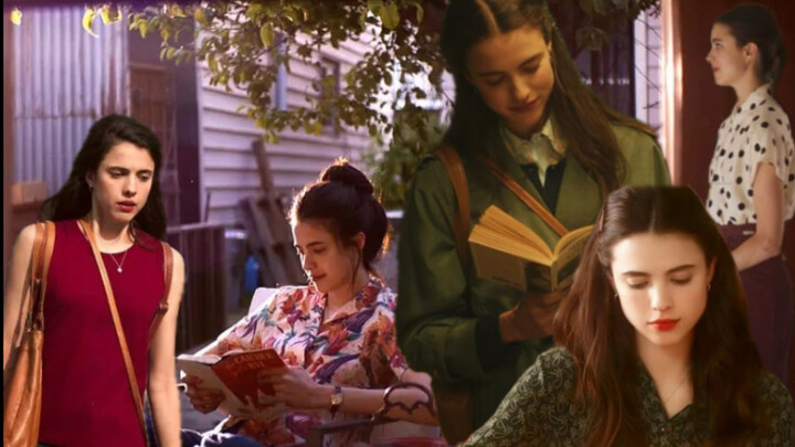 Movie Outfits | Margaret Qualley, a poetic and elegant woman, commuting/simple/retro