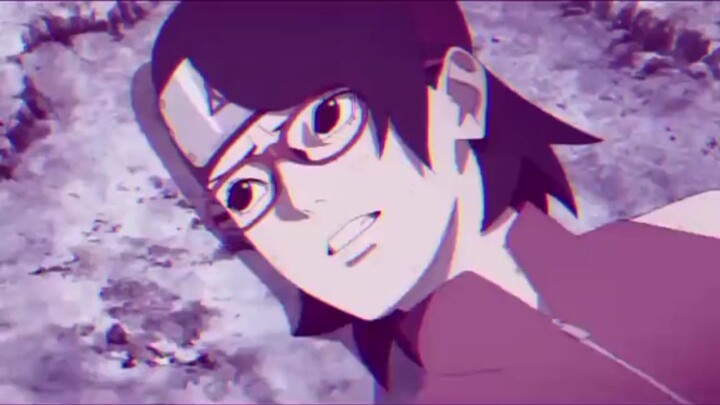 ketika momoshiki mengambil alih tubuh Boruto.
